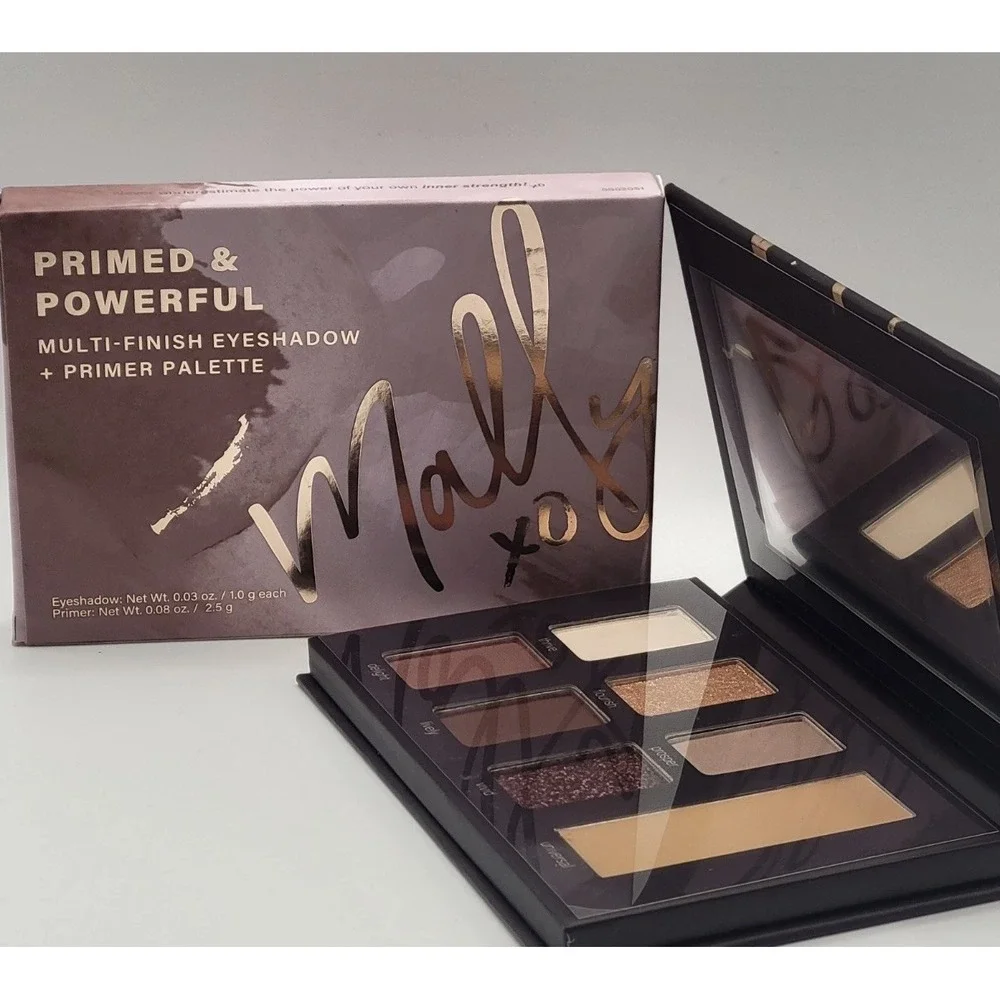MALLY XO Primed & Powerful Multi-Finish Eyeshadow & Primer Palette. NIB